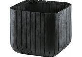 KETER CUBE PLANTER M Pot, 29,5 x 29,5 x 29,7 cm, antracite 17202066