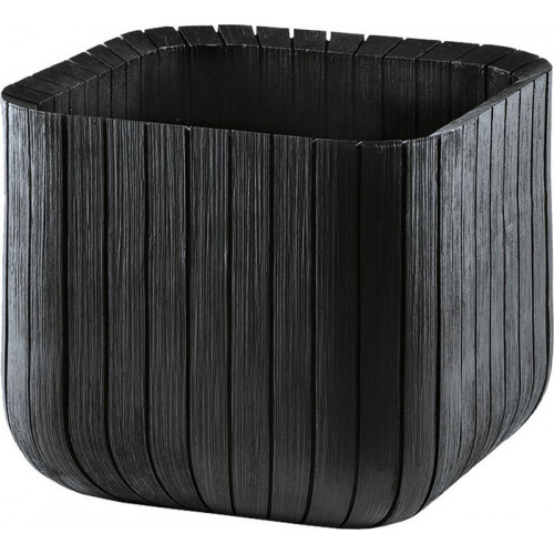 KETER CUBE PLANTER M Pot, 29,5 x 29,5 x 29,7 cm, antracite 17202066