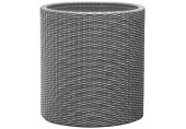 KETER LARGE CYLINDER Pot, 43,7 x 43,7 x 44,3 cm, rotin, gris 17197837