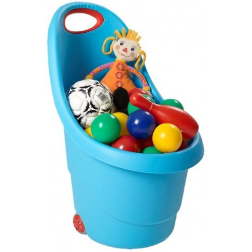 KETER KIDDIES GO Chariot a jouets, bleu 17183001