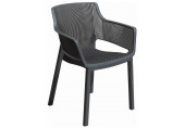 KETER ELISA Chaise de jardin, 57,7 x 62,5 x 79 cm, graphite 17209499