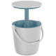 KETER GO BAR Glaciere table, 37 x 60 cm, blanc/bleu 17209508