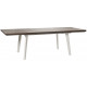 KETER HARMONY Table a rallonge, 162 x 100 x 74 cm, blanc/cappuccino 17202278