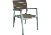 KETER HARMONY Fauteuil, 59 x 60 x 86 cm, blanc/cappuccino 17201284