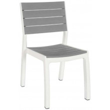 KETER HARMONY Chaise, 47 x 60 x 86 cm, blanc/gris 17201232