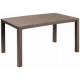 KETER JULIE Table de jardin, 147 x 90 x 74,5 cm, cappuccino 17209495