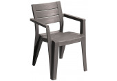 KETER JULIE Chaise de jardin, 61,5 x 58,5 x 79 cm, cappuccino 17209497