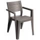 KETER JULIE Chaise de jardin, 61,5 x 58,5 x 79 cm, cappuccino 17209497