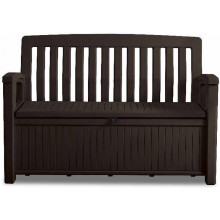 KETER PATIO BENCH 227L Banc de rangement 138,6 x 63,5 x 88 cm, marron 17202690