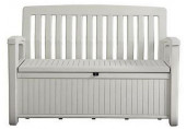 KETER PATIO BENCH 227L Banc de rangement 138,6 x 63,5 x 88 cm, blanc 17202690