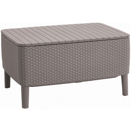 KETER SALEMO Table basse, 76 x 56 x 42 cm, cappuccino 17209050 KETER SALEMO Table basse, 76 x 56 x 42 cm, cappuccino 17209050