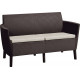 KETER SALEMO 2 Canapé, 133 x 67 x 76 cm, brun/beige 17209038