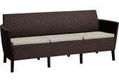 KETER SALEMO 3 Canapé, 187 x 67 x 76 cm, brun/beige 17209039