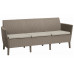 KETER SALEMO 3 Canapé, 187 x 67 x 76 cm, cappuccino/beige 17209039