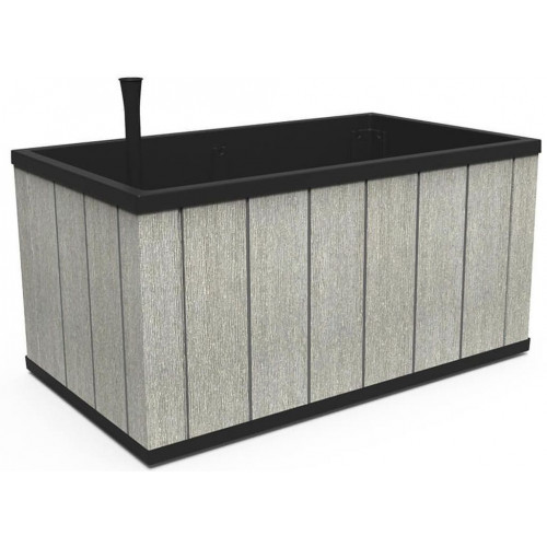 KETER SEQUOIA DUOTECH MEDIUM 88L Jardiniere, 99 x 58 x 50 cm, gris 17206727