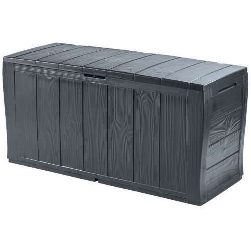 KETER SHERWOOD 270L Coffre de rangement 117 x 45 x 57,5 cm, anthracite 17198596