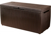 KETER SPRINGWOOD 305L Coffre de rangement 123 x 53,5 x 57 cm, marron 17202378