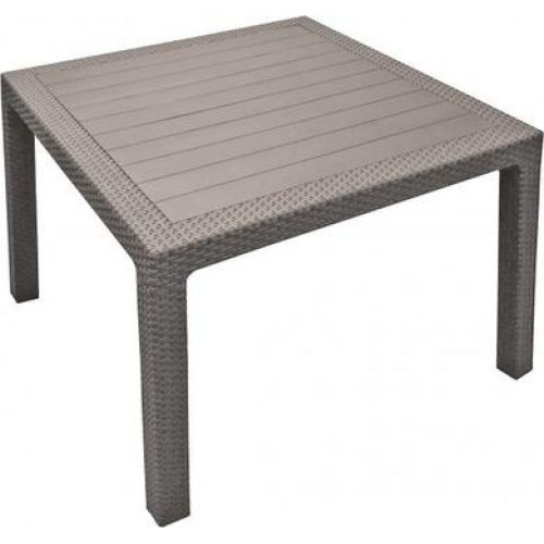 KETER MELODY QUARTED Table de jardin, 95 x 95 x 75 cm, cappuccino 17197992