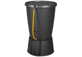 KETER INDIGO 200L Baril de récupération d'eau de pluie, graphite 17185303