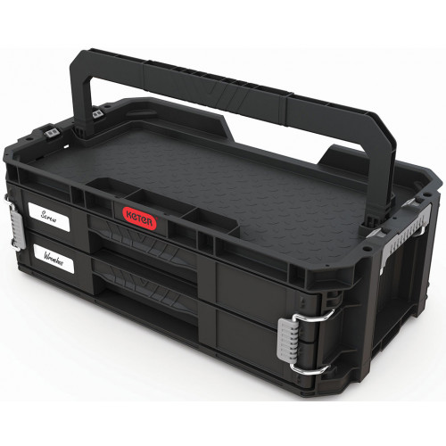 KETER CONNECT Boîte a outils avec 2 tiroirs 54 x 31 x 18 cm 17208564