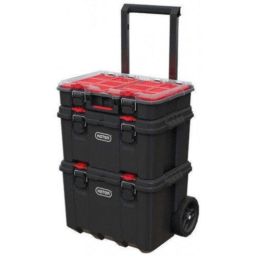 KETER Stack'N'Roll Systeme Mobile 52,5 x 41,1 x 69,4 cm 17210365