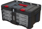 KETER Stack'N'Roll Box avec trois organiseurs 48,1 x 33,2 x 23,3 cm 17210831