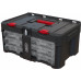 KETER Stack'N'Roll Box avec trois organiseurs 48,1 x 33,2 x 23,3 cm 17210831