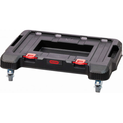 KETER Stack'N'Roll Plateau a roulettes 56,5x38,8x12 cm 17213885 KETER Stack'N'Roll Plateau a roulettes 56,5x38,8x12 cm 17213885