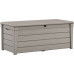 KETER BRIGHTWOOD 454L Coffre de rangement 145 x 69,7 x 60,3 cm, beige 17194454