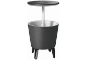 KETER COOL BAR Table de cocktail, gris/blanc 17186745