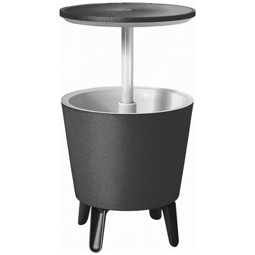 KETER COOL BAR Table de cocktail, gris/blanc 17186745