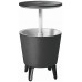 KETER COOL BAR Table de cocktail, gris/blanc 17186745