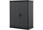 KETER CORTINA ALTO 1400L Armoire de rangement, 140 x 73,6 x 170,4 cm, gris 17212412