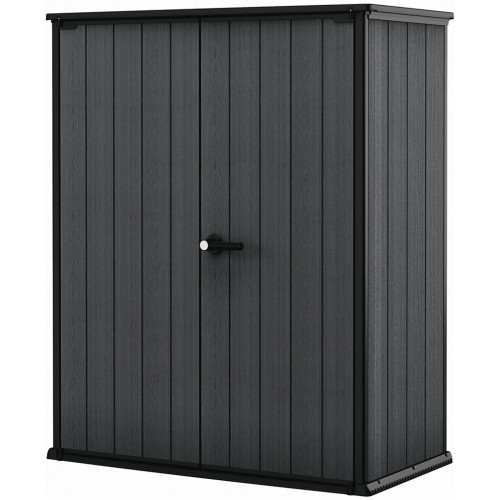 KETER CORTINA ALTO 1400L Armoire de rangement, 140 x 73,6 x 170,4 cm, gris 17212412