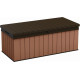 KETER DARWIN 380L Coffre de rangement 142,5 x 65,3 x 54,5 cm, marron 17211691