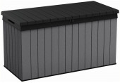 KETER DARWIN 570L Coffre de rangement 142,5 x 65,3 x 78,2 cm, gris 17211696