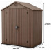 KETER DARWIN 6 x 4 Abri de jardin, 190 x 121 x 221 cm, marron 17210351