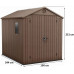 KETER DARWIN 6 x 8 Abri de jardin, 190 x 244 x 221 cm, marron 17210355