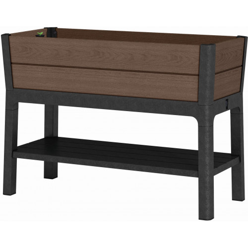 KETER DARWIN ELEVATED PRO 110L Bac a fleurs, 113 x 47,5 x 79,8 cm, marron 17211713 KETER DARWIN ELEVATED PRO 110L Bac a fleurs, 113 x 47,5 x 79,8 cm, marron 17211713