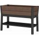 KETER DARWIN ELEVATED PRO 110L Bac a fleurs, 113 x 47,5 x 79,8 cm, marron 17211713