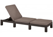 KETER DAYTONA DELUXE Chaise longue, 195 x 65 x 25,5 cm, marron 17211632