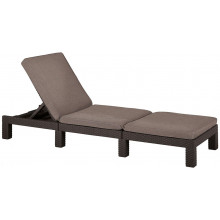 KETER DAYTONA DELUXE Chaise longue, 195 x 65 x 25,5 cm, marron 17211632