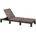 KETER DAYTONA DELUXE Chaise longue, 195 x 65 x 25,5 cm, marron 17211632