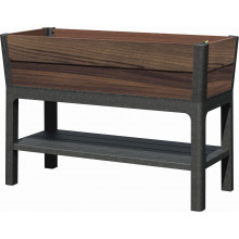 KETER DECO ELEVATED GARDEN BED Bac a fleurs, 113 x 47,5 x 79,8 cm, walnut 17213340