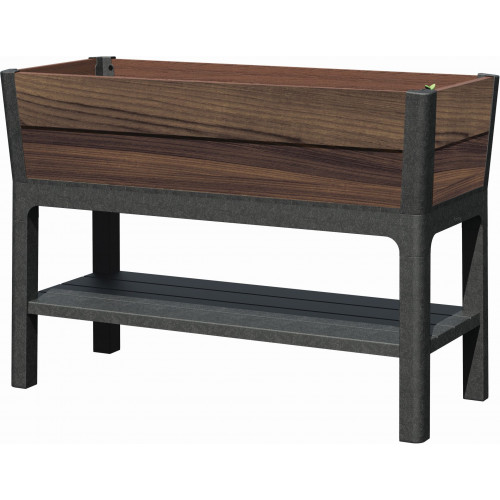 KETER DECO ELEVATED GARDEN BED Bac a fleurs, 113 x 47,5 x 79,8 cm, walnut 17213340