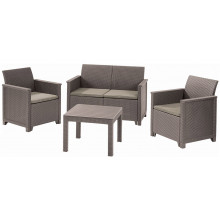 KETER ELODIE Ensemble de jardin 2 places, cappuccino/sable 17209485