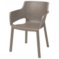 KETER EVA Chaise de jardin, 57,7 x 62,5 x 79 cm, cappuccino 17210109