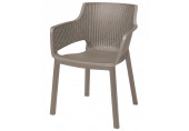 KETER EVA Chaise de jardin, 57,7 x 62,5 x 79 cm, cappuccino 17210109