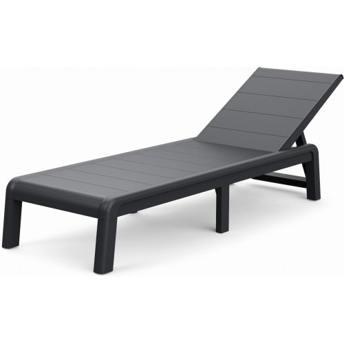 KETER FORMENTERA Chaise longue, 187,5 x 58 x 29 cm, graphite 17213632 KETER FORMENTERA Chaise longue, 187,5 x 58 x 29 cm, graphite 17213632