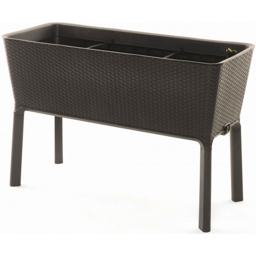 KETER FULL BLOOM 120L Jardiniere, 114 x 49,3 x 75,7 cm, marron 17210614